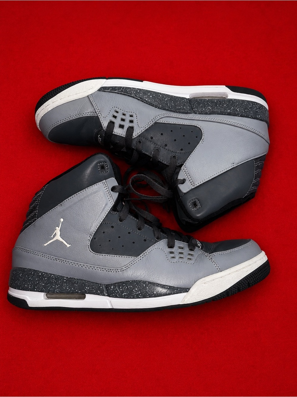 Nike Air Jordan SC-1 Dark Grey White Stealth Black Size 12 Men’s Sneakers